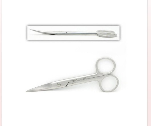 Mayo Sucissors Curved Sharp/Sharp
