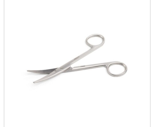 Mayo Scissors Curved Blunt/Blunt TC