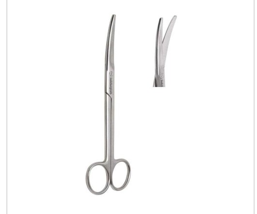 Mayo Scissors Curved Blunt/Blunt