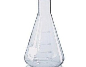 Conical Flask, Flat bottom, Narrow mouth with rim - 50 ml (VET202)